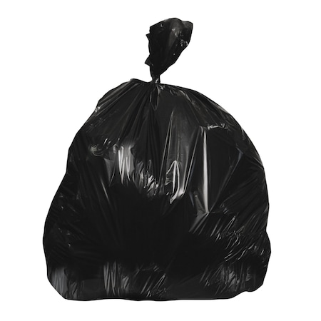 Heritage 45 gal Trash Bags, 48 in x 40 in, Heavy-Duty, 22 microns, Black Z8048WK R01